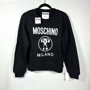 Moschino Black and White Logo Sweatshirt